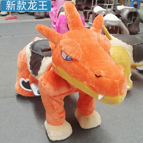 双人毛绒动物车广场赚钱回本快