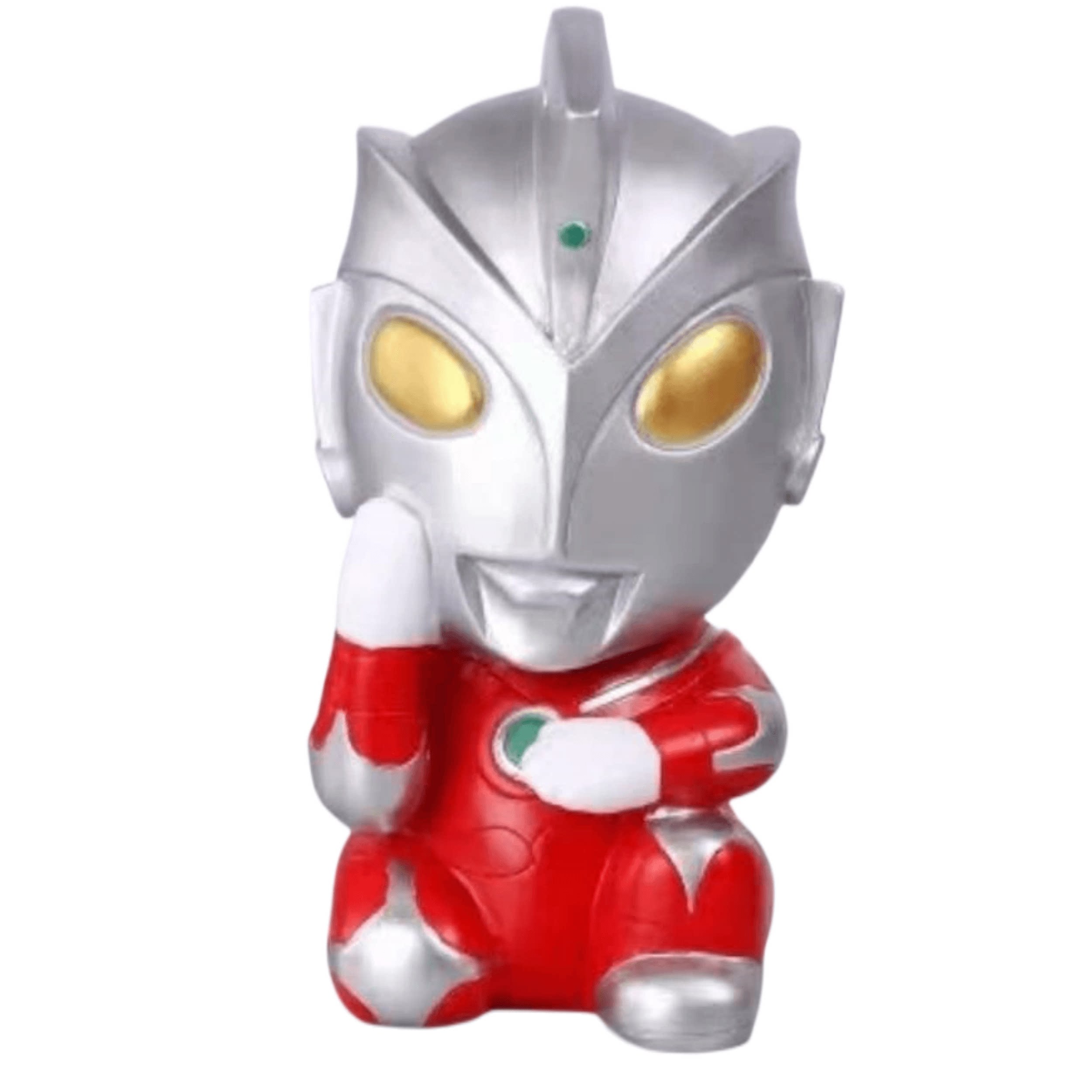 高22厘米艾斯奥特曼新款乳胶模具石膏娃娃存钱罐上色涂鸦彩绘白胚