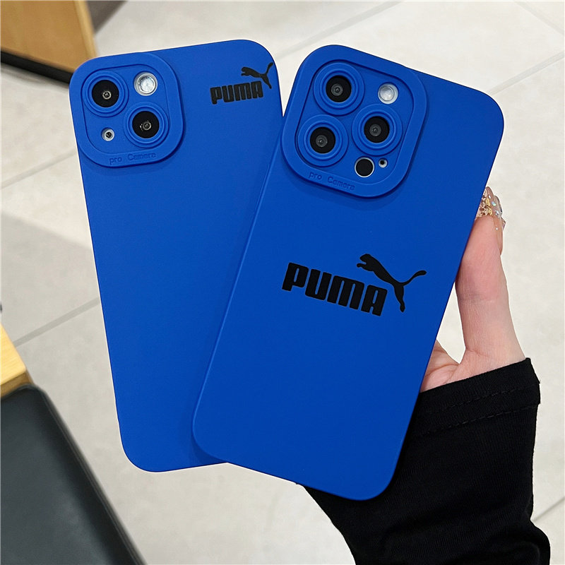 PUMA克莱因蓝16适用iphone14pro max苹果12nike手机壳11硅胶13运动17男女全包潮牌TPU软xsmax/xr保护套15超薄