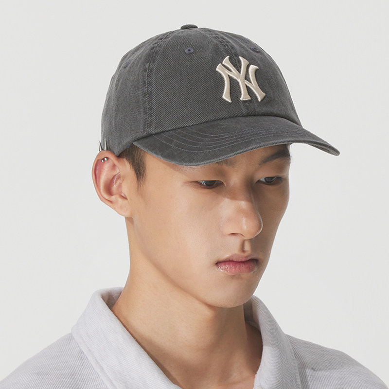 MLB男女刺绣牛仔水洗棒球帽潮流图片