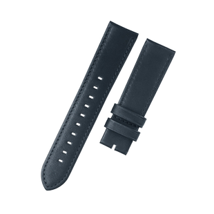 适配阿玛尼黑武士黑色真皮手表带男AR60012/1732/1692/1970/18282