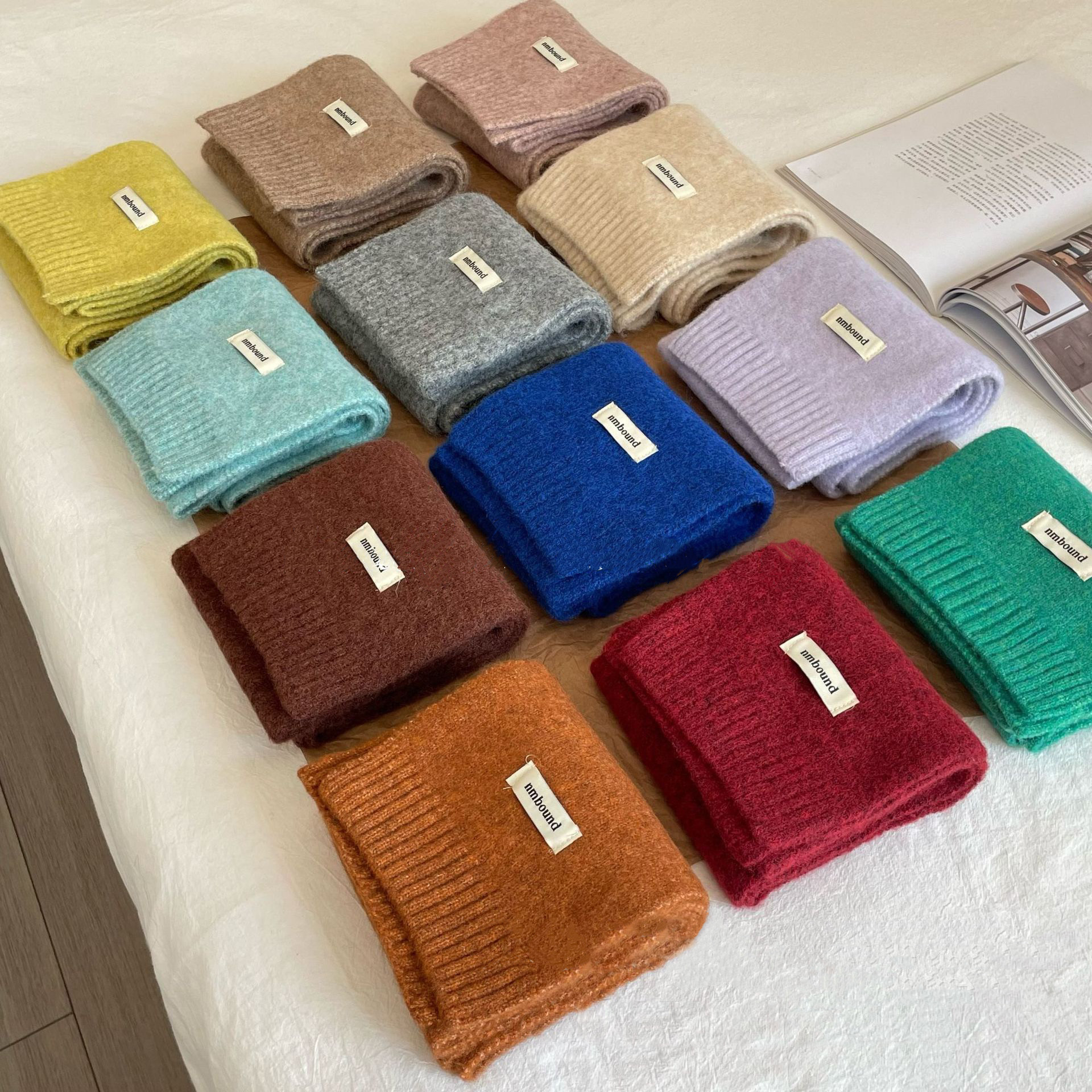 ins韩国儿童围巾秋冬男女童中小童保暖纯色毛线针织围巾围脖,童装/婴儿装/亲子装,围巾,淘宝优惠券,粉丝福利购,淘宝优惠卷