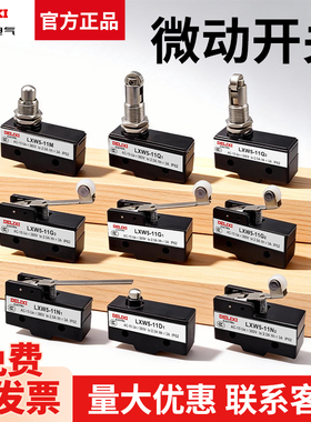 德力西微动限位开关lxws行程YBLXW-5 11D1 11G1 11G2 11M 11N1