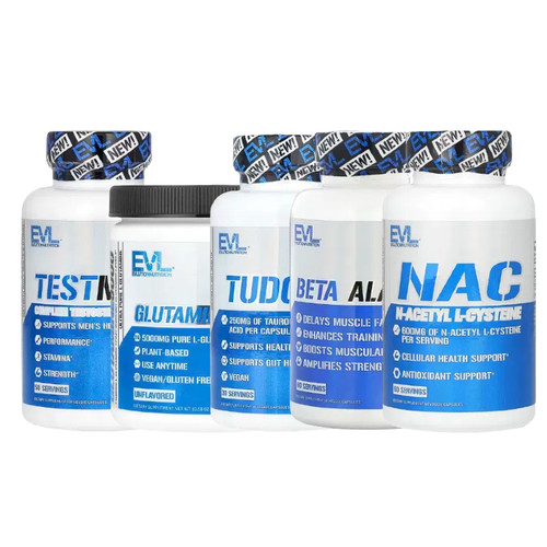 EVLution Nutrition丙乙酰半胱氨酸NAC谷氨酰胺TUDCA牛磺熊去氧胆