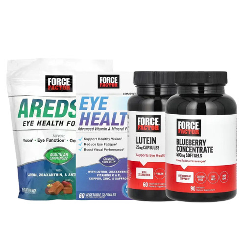 Force Factor完整AREDS2叶黄维生素矿物质蓝莓浓缩精华EYE HEALTH