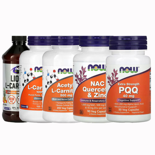 美国NOW FOODS诺奥乙酰左旋肉碱乙酰半胱氨酸NAC吡咯喹啉醌 PQQ
