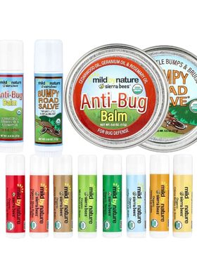 Mild By Nature Sierra Bees角质层护理膏有机润唇膏防虫万用膏棒