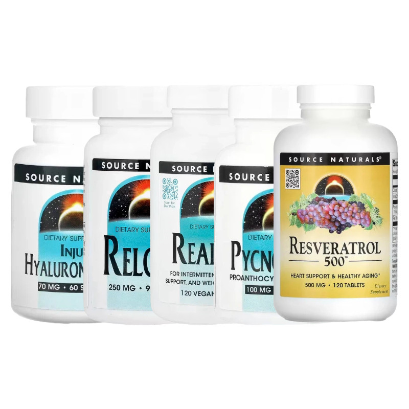 Source Naturals藤黄果谷胱甘肽胶原蛋白realfast半胱氨酸碧萝芷