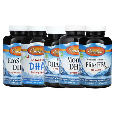 Carlson素食DHA儿童咀嚼DHAEPA