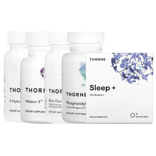 Thorne悦恩睡GABA褪黑素5-羟色氨酸HTP γ-氨基丁酸neuro茶氨酸眠