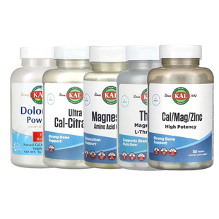 KAL脂质体钙镁锌白云石粉Calcium+天然Think源片L-苏糖酸镁牡蛎壳