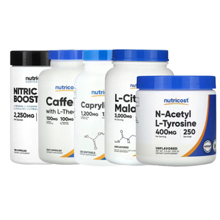 Nutricost含L-茶氨酸Arginine AKG赖N-乙酰-L-左旋酪氨酸 氨基酸
