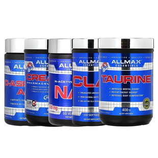 ALLMAX乙酰半胱氨酸DIM亮+牛磺酸BETA丙氨盐酸肌酸3000一水合物粉