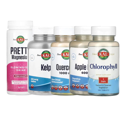 KAL海带含镁养颜果汁粉槲皮素苹果果胶叶绿素甜菜碱盐酸盐+甜叶菊