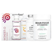 CodeAge液体脂质体维生素D3 D锌V B12植E物Nanofood基Wonder