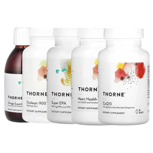 Thorne悦恩欧米伽Omega-3辅酶Q10产前DHA红曲米EPA红麴Q-Best胶囊