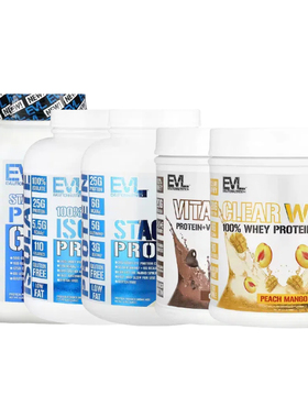 EVLution Nutrition锻炼RPM前Stacked补充剂Protein Gainer蛋白粉
