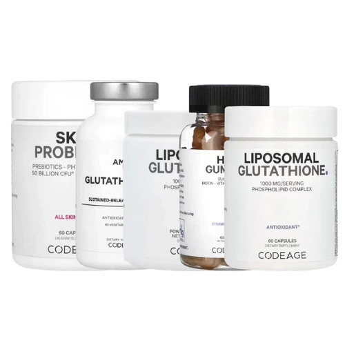 CodeAge生Keto酮Carb Focus淀粉体M-Burn Optimized谷胱甘肽SR+重
