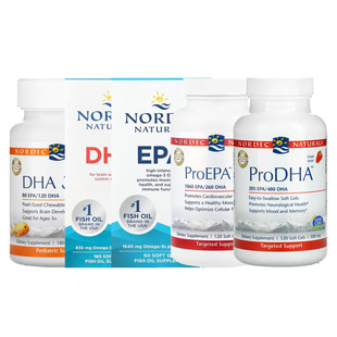 Nordic ProEPA Naturals产前DHA多ProDHA维EPA生素Xtra产后Omega3