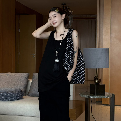 纯棉U型领休闲百搭吊带背心