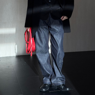 2026春季 天丝棉原牛休闲长裤 新款 女美式 CHU楚妞 直筒牛仔裤 澜海