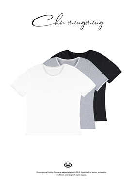 CHU楚妞莫代尔舒软针织花边短袖T恤2026夏季新款女休闲百搭上衣