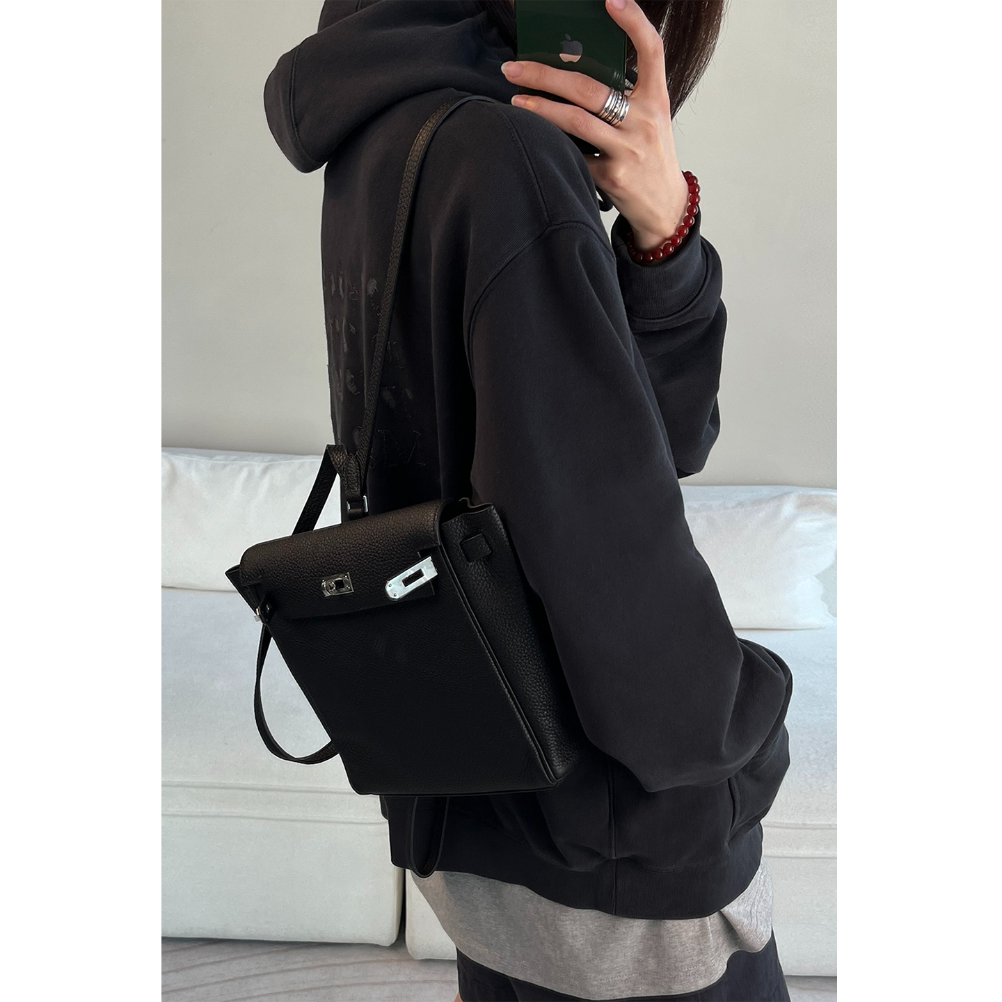 CHU楚妞纯棉日历卫衣外套2025秋季新款女原创设计休闲宽松上衣