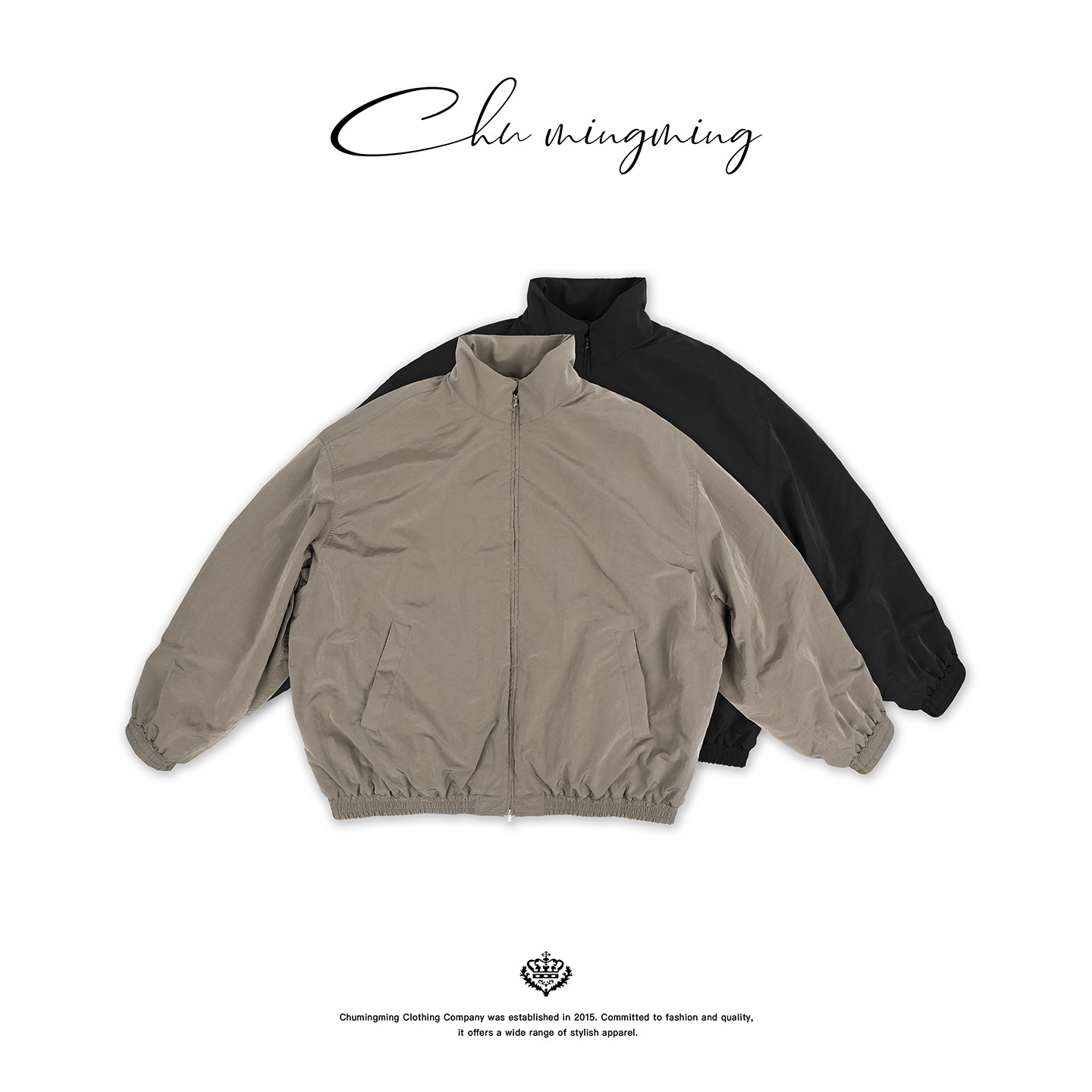 CHU楚妞[空谷]男女同款拉链短外套LX25113,女装/女士精品,短外套,淘宝优惠券,粉丝福利购,淘宝优惠卷