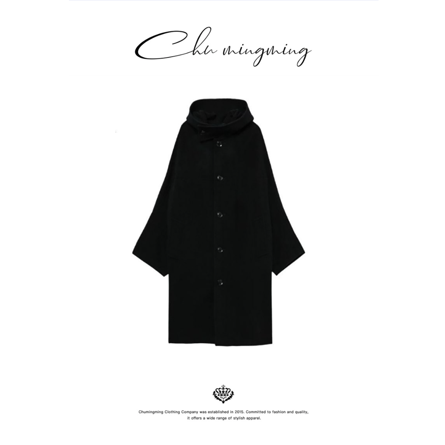 CHU楚妞[留痕]连帽大衣WW52