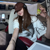 头像 羊绒棉人像印花短袖 T恤2026春季 CHU楚妞 新款 女潮流百搭上衣