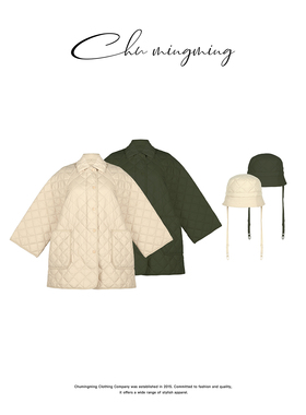 [CHU/2025SSNEW]原创设计[溪谷]带帽棉夹克外套CD112