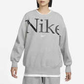 063 FN3655 Nike 耐克女子打logo印花运动休闲圆领舒适卫衣套头衫