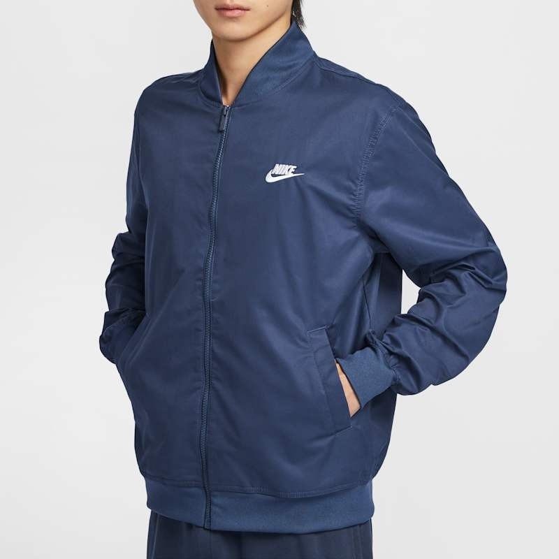 Nike耐克男梭织外套小logo棒球领运动休闲时尚夹克DM6822-010-410,运动服/休闲服装,运动茄克/外套,淘宝优惠券,粉丝福利购,淘宝优惠卷