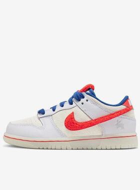 Nike耐克中童鞋 DUNK舒适百搭简约耐磨休闲运动板鞋FD4624-161