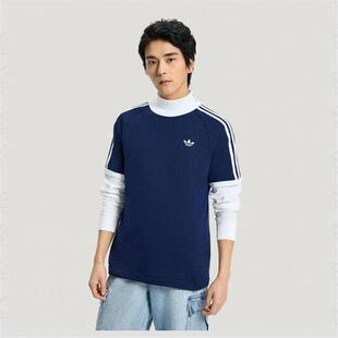 adidas三叶草男装 运动休闲简约舒适百搭圆领短袖T恤HZ9634