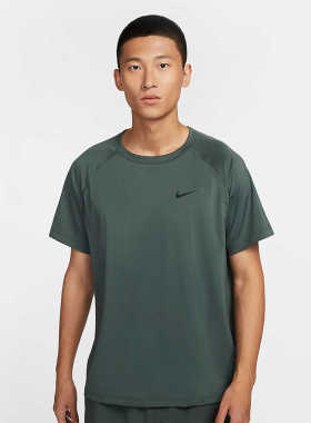 耐克速干男DRI-FIT READY健身训练跑步运动短袖t恤DV9816-338