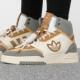 Adidas三叶草男女鞋 IF2574 XL高帮百搭运动休闲鞋 DROP STEP