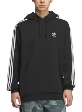 adidas阿迪达斯三叶草男子FW25 BAGGY HOODIE休闲运动卫衣KD1860