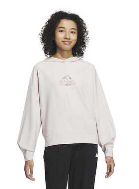 阿迪达斯女24春季休闲宽松运动连帽卫衣套头衫IM8825 IM8826