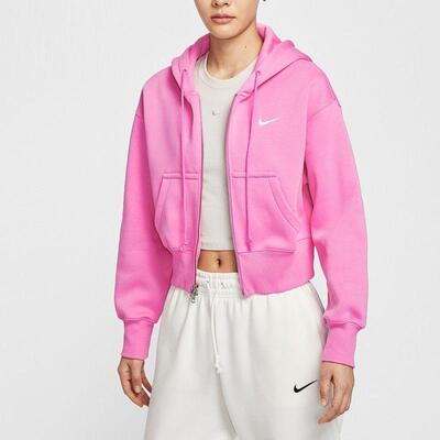 耐克女装加绒连帽夹克外套