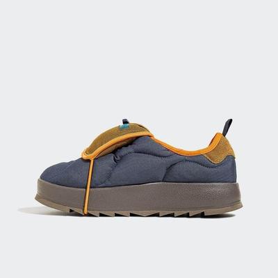 三叶草男女鞋保暖一脚蹬休闲鞋