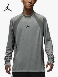 Nike/耐克正品Jordan男子简约时尚透气圆领长袖运动T恤FD8124
