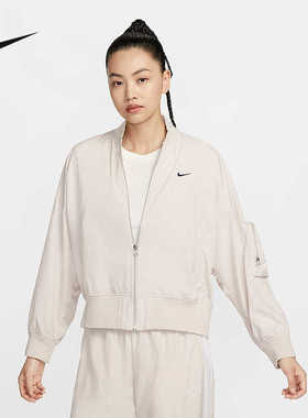 耐克女宽松透气运动休闲梭织立领夹克外套FN2840-104
