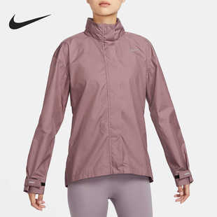 Nike/耐克24夏季新款女士梭织宽松透气跑步运动外套FB7452-208