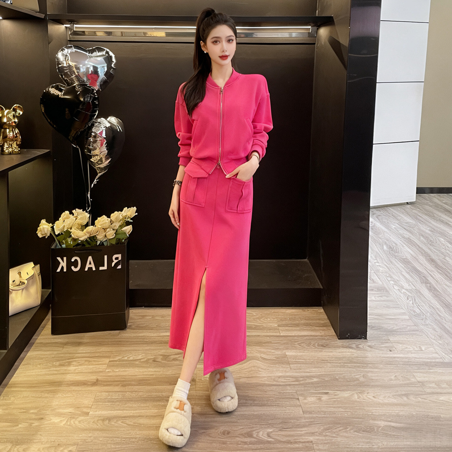 女装/女士精品套装/学生校服/工作制服时尚套装两件套2025年秋季