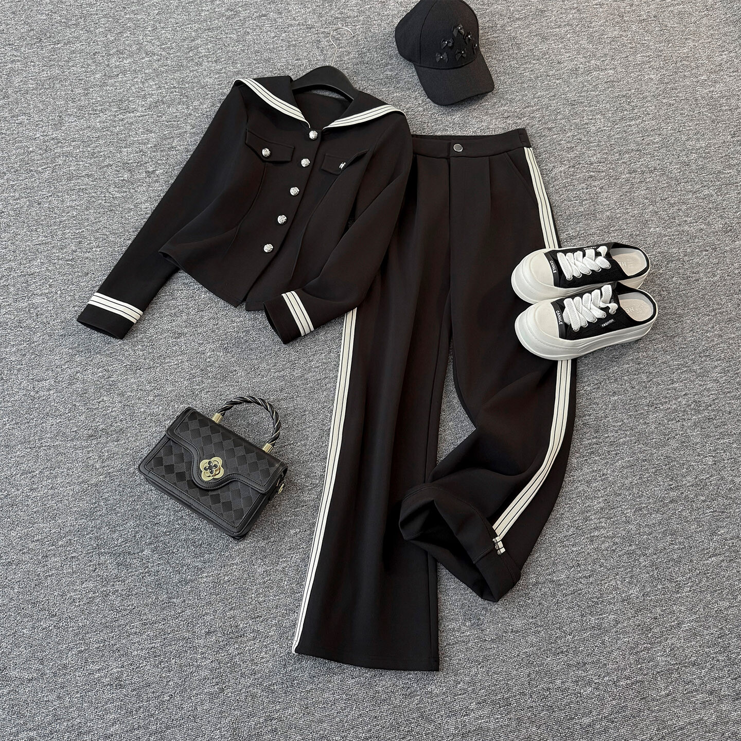女装/女士精品套装/学生校服/工作制服时尚套装两件套2025年秋季