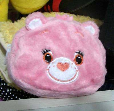 12厘米 特 cheer care bear bears 彩虹粉色爱心熊心熊钱包