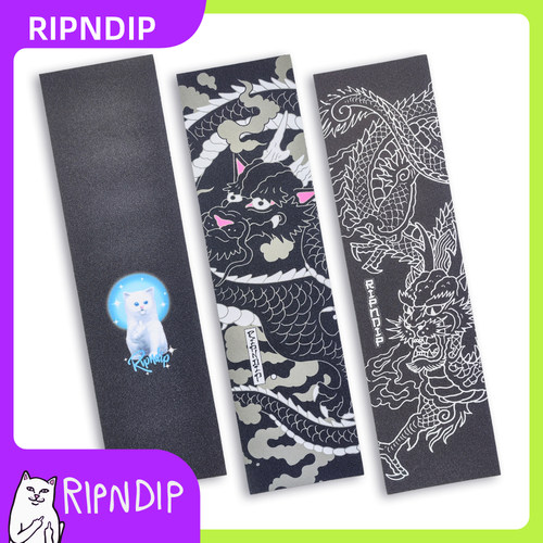 正品RIPNDIP鄙视猫专业双翘彩色图案滑板砂纸 9X33英寸