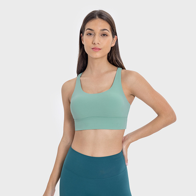 lu同款交叉美背瑜伽健身背心外穿