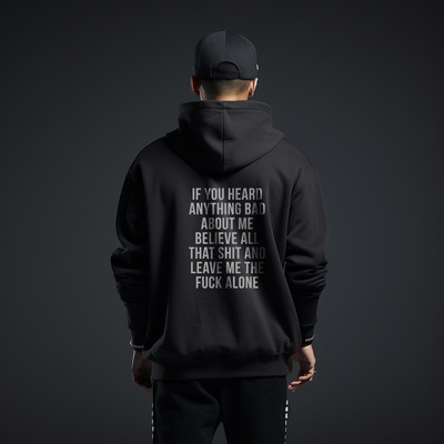 英文字母印花卫衣男女宽松外套